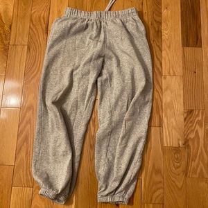 Grey sweatpants